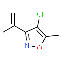 Isoxazole,4-chloro-3-isopropenyl-5-methyl- (5CI)结构式