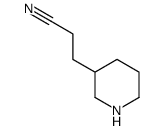 3-piperidin-3-ylpropanenitrile结构式