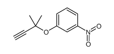 1-(2-methylbut-3-yn-2-yloxy)-3-nitrobenzene结构式