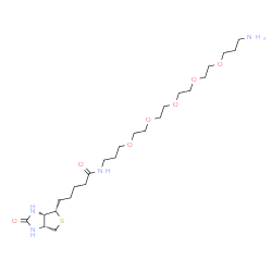 N-D-(+)-BIOTINYL-4,7,10,13,16-PENTAOXA-1,19-DIAMINONONADECANE structure