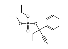 (1-cyano-1-phenylpropyl) diethyl phosphate结构式