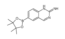 6-(4,4,5,5-tetramethyl-1,3,2-dioxaborolan-2-yl)quinazolin-2-amine structure