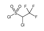 Ethanesulfonyl chloride, 1-chloro-2,2,2-trifluoro结构式