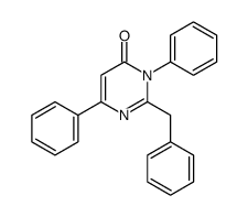 2-benzyl-3,6-diphenylpyrimidin-4-one Structure