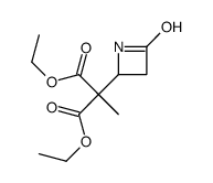 diethyl 2-methyl-2-(4-oxoazetidin-2-yl)propanedioate结构式