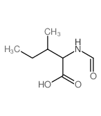 2-formamido-3-methyl-pentanoic acid structure