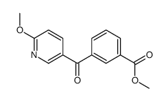 METHYL 3-(6-METHOXYNICOTINOYL)BENZOATE图片