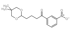 4-(5,5-DIMETHYL-1,3-DIOXAN-2-YL)-3'-NITROBUTYROPHENONE structure