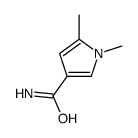 (7CI)-1,5-二甲基吡咯-3-羧酰胺结构式