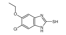 5-chloro-6-ethoxy-1,3-dihydrobenzimidazole-2-thione Structure