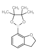 2-(2,3-二氢苯并呋喃-7-基)-4,4,5,5-四甲基-1,3,2-二氧杂硼烷结构式