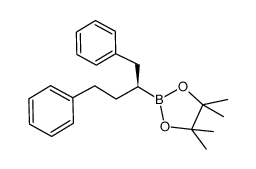 (S)-2-(1,4-diphenyl-2-butyl)-4,4,5,5-tetramethyl-1,3,2-dioxaborolane结构式