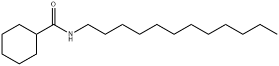 cyclohexanecarboxylic acid dodecylamide Structure