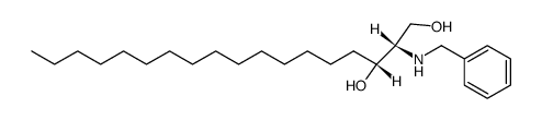 (+/-)-erythro-2-benzylamino-octadecane-1,3-diol结构式