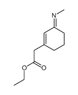 (3-methylimino-cyclohex-1-enyl)-acetic acid ethyl ester Structure