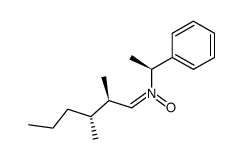 [(2R,3R)-dimethylhexylidine]-2-(S)-methylbenzylamine N-oxide结构式