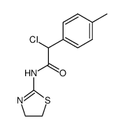 2-Chloro-N-(4,5-dihydro-thiazol-2-yl)-2-p-tolyl-acetamide结构式