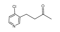 4-(4-chloropyridin-3-yl)-butan-2-one结构式