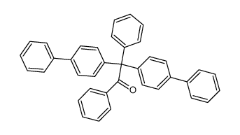 2,2-bis-biphenyl-4-yl-1,2-diphenyl-ethanone Structure