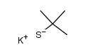 potassium1 tert-butanthiolate结构式