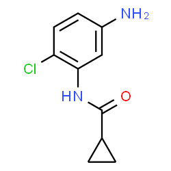 N-(5-Amino-2-chlorophenyl)cyclopropanecarboxamide结构式