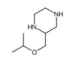 Piperazine, 2-[(1-methylethoxy)methyl]- (9CI) Structure