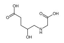 5-(carboxymethylamino)-4-hydroxypentanoic acid结构式