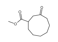 methyl 3-oxocyclononane-1-carboxylate Structure