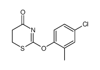 2-(4-chloro-2-methylphenoxy)-5,6-dihydro-1,3-thiazin-4-one Structure