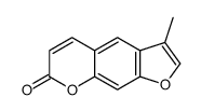 3-methylfuro[3,2-g]chromen-7-one结构式