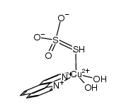 [Cu(1,10-phenathroline)(thiosulfate)(H2O)2] Structure