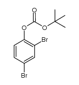 tert-butyl 2,4-dibromophenyl carbonate Structure