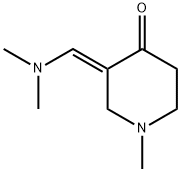 3-dimethylaminomethylene-1-methyl-piperidin-4-one结构式