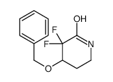 3,3-Difluoro-4-(phenylmethoxy)-2-piperidinone结构式