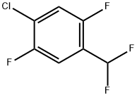 Benzene, 1-chloro-4-(difluoromethyl)-2,5-difluoro- Structure