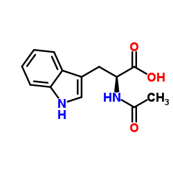 Acetyl-L-tryptophan Structure