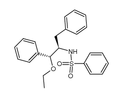 N-((1R,2R)-1-ethoxy-1,3-diphenylpropan-2-yl)benzenesulfonamide Structure