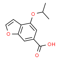 4-Isopropoxy-1-benzofuran-6-carboxylic acid Structure