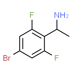 (S)-1-(4-溴-2,6-二氟苯基)乙胺结构式