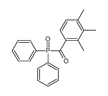 diphenylphosphoryl-(2,3,4-trimethylphenyl)methanone Structure