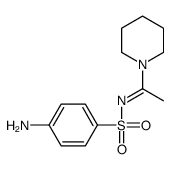 (NZ)-4-amino-N-[1-(1-piperidyl)ethylidene]benzenesulfonamide结构式
