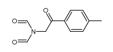 N-formyl-N-(2-oxo-2-(p-tolyl)ethyl)formamide结构式