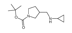 3-[(环丙基氨基)甲基]-1-吡咯烷甲酸叔丁酯图片