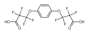 3,3'-(1,4-Phenylenedioxy)bis(2,2,3,3-tetrafluoropropanoic acid) Structure