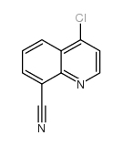 4-CHLORO-8-CYANOQUINOLINE Structure