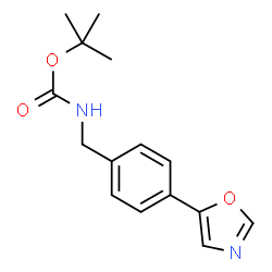 tert-Butyl (4-(oxazol-5-yl)benzyl)carbamate picture