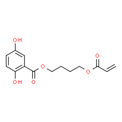 2,5-二羟基苯甲酸[4-(丙烯酰氧基)丁基]酯图片