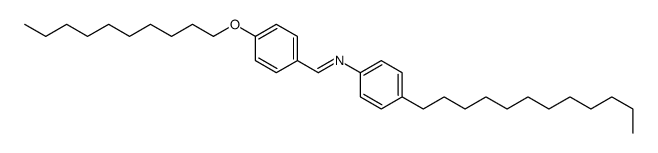 1-(4-decoxyphenyl)-N-(4-dodecylphenyl)methanimine Structure