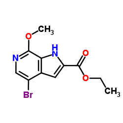 Ethyl 4-bromo-7-methoxy-1H-pyrrolo[2,3-c]pyridine-2-carboxylate图片