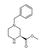 methyl (S)-4-benzylpiperazine-2-carboxylate结构式